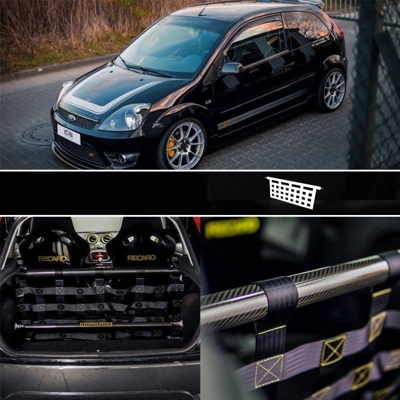 Clubsport Set - Strebe mit Netz für Ford Fiesta ST MK6
